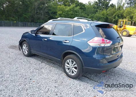 2016 Nissan Rogue Sv из США, поврежденный, VIN KNMAT2MT7GP656371